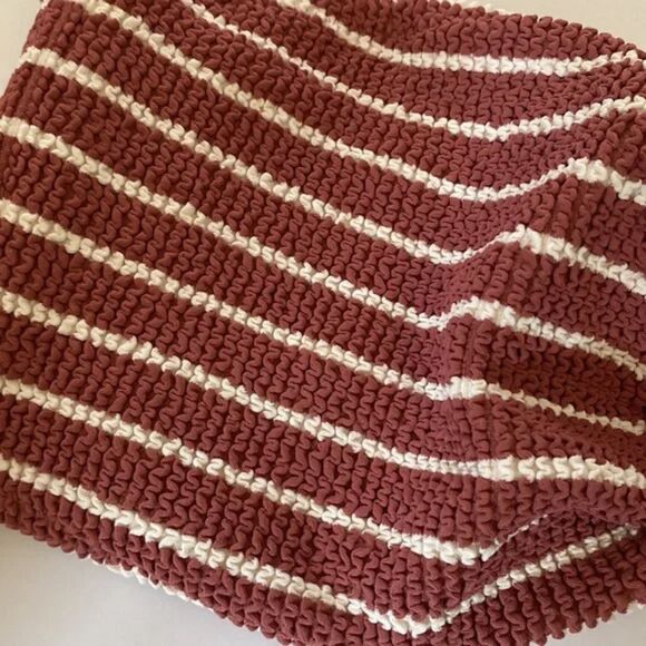 Madewell Striped Textured Bandeau Bikini Top XXL - Picture 5 of 9